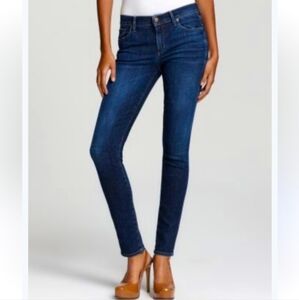 COH Avalon Slick Skinny Dark Wash Mid Rise Jeans Sz 24